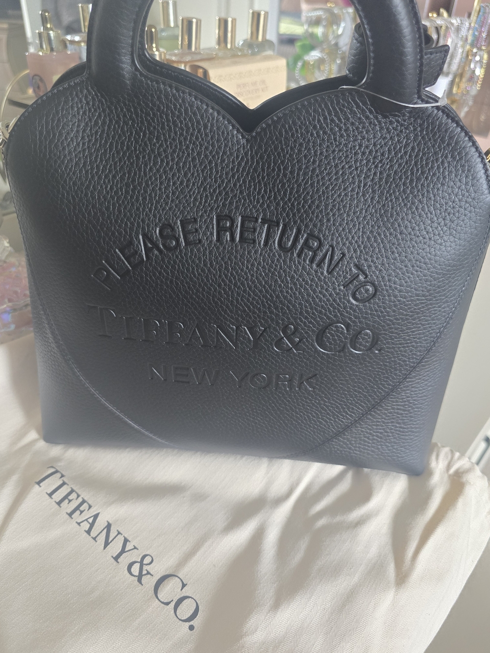 Tiffany & Co. Black Heart Satchel